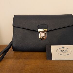 Prada Black Saffiano Leather Handbag